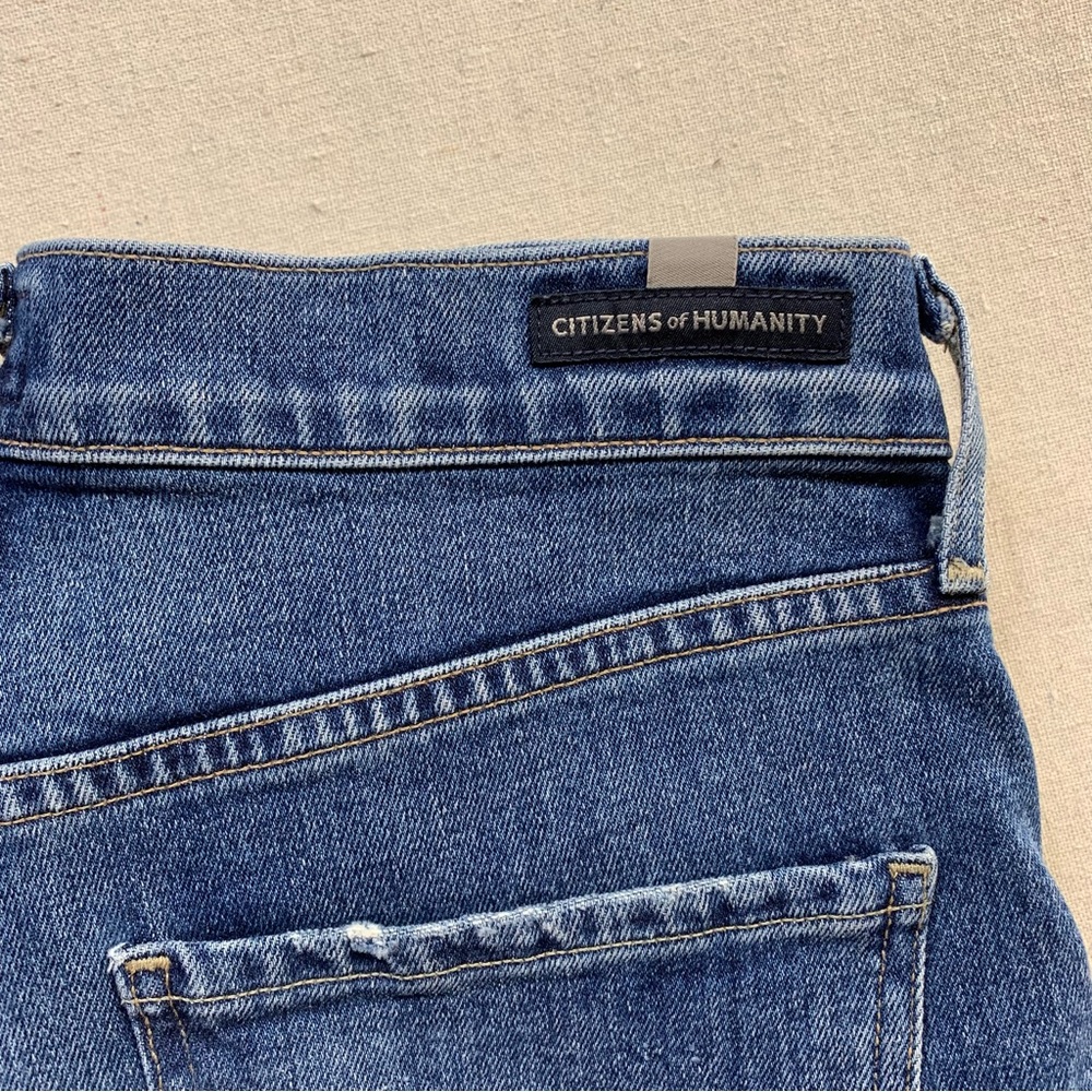 Citizens‎ of Humanity~Women’s Tangier Embroidered Demy Cropped Flare Jeans~Sz 27 - Picture 13 of 16